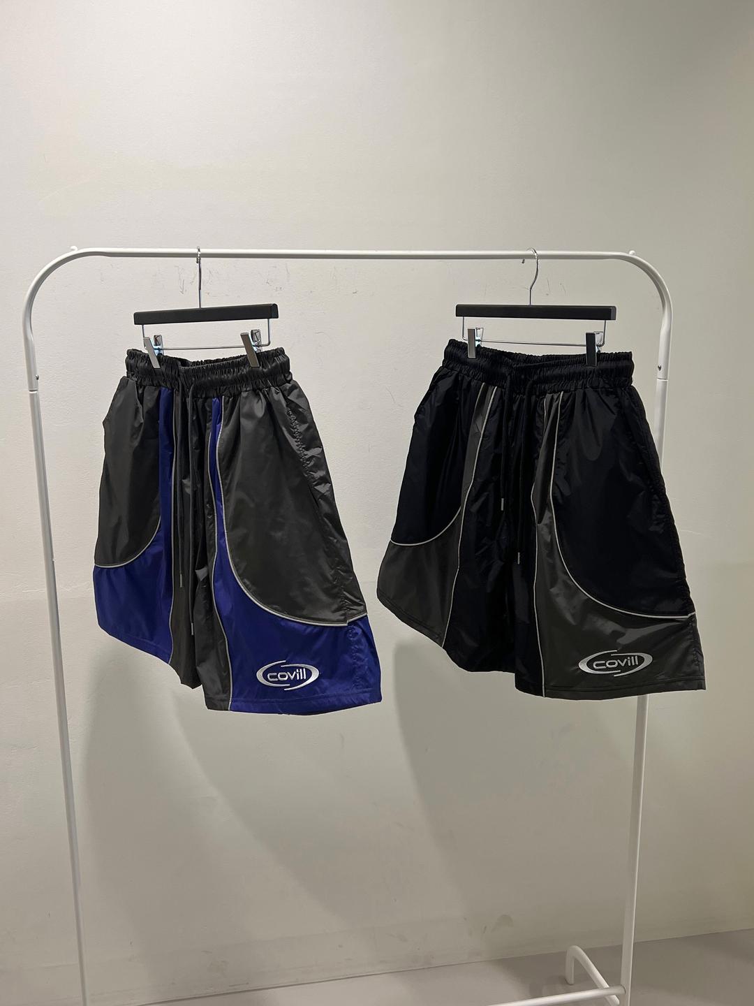 scotch two tone half pants (2color)