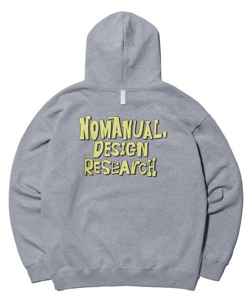 DOODLE LOGO HOODIE - GRAY