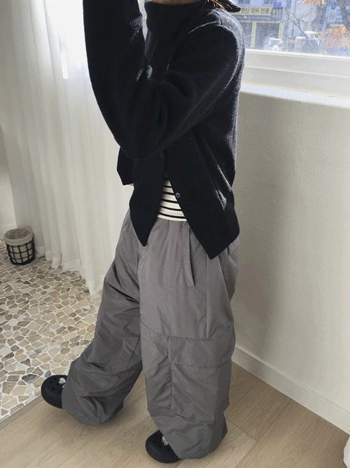 오리털 카고 패딩팬츠 (2color)