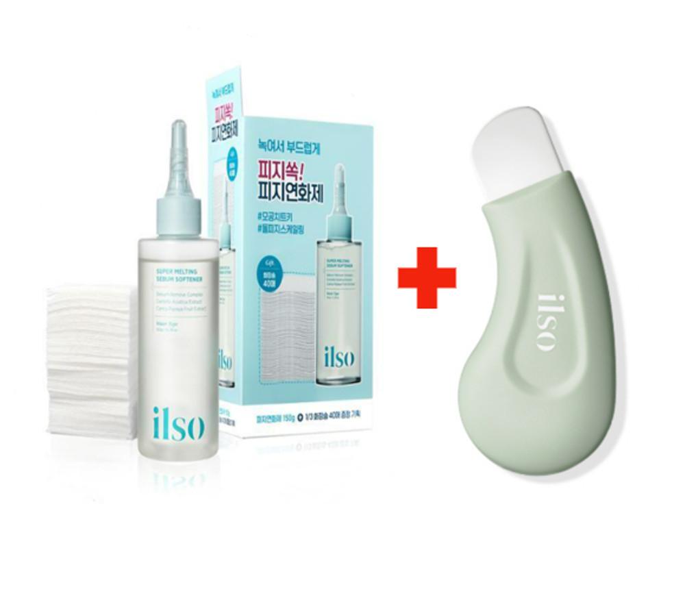 일소 피지연화제 소프트너 150ml 기획(솜40매)+딥 클린 마스터(블랙헤드제거기)세트