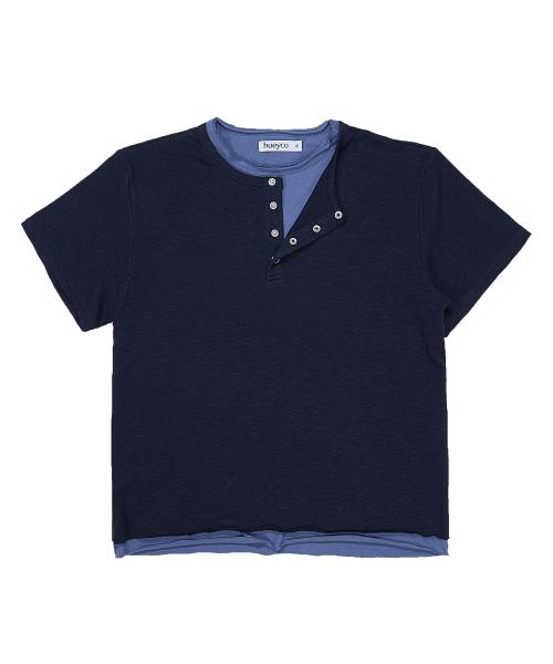 Layered Tee Navy