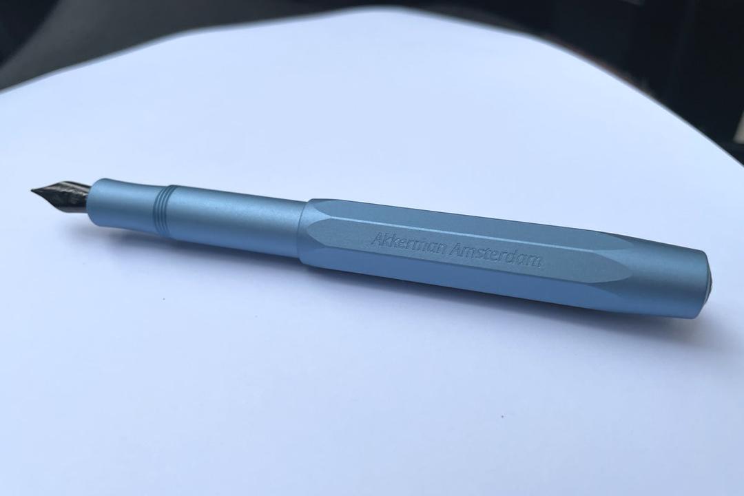 Kaweco AL-Sport Akkerman Blue Lagoon Fountain Pen - Fine