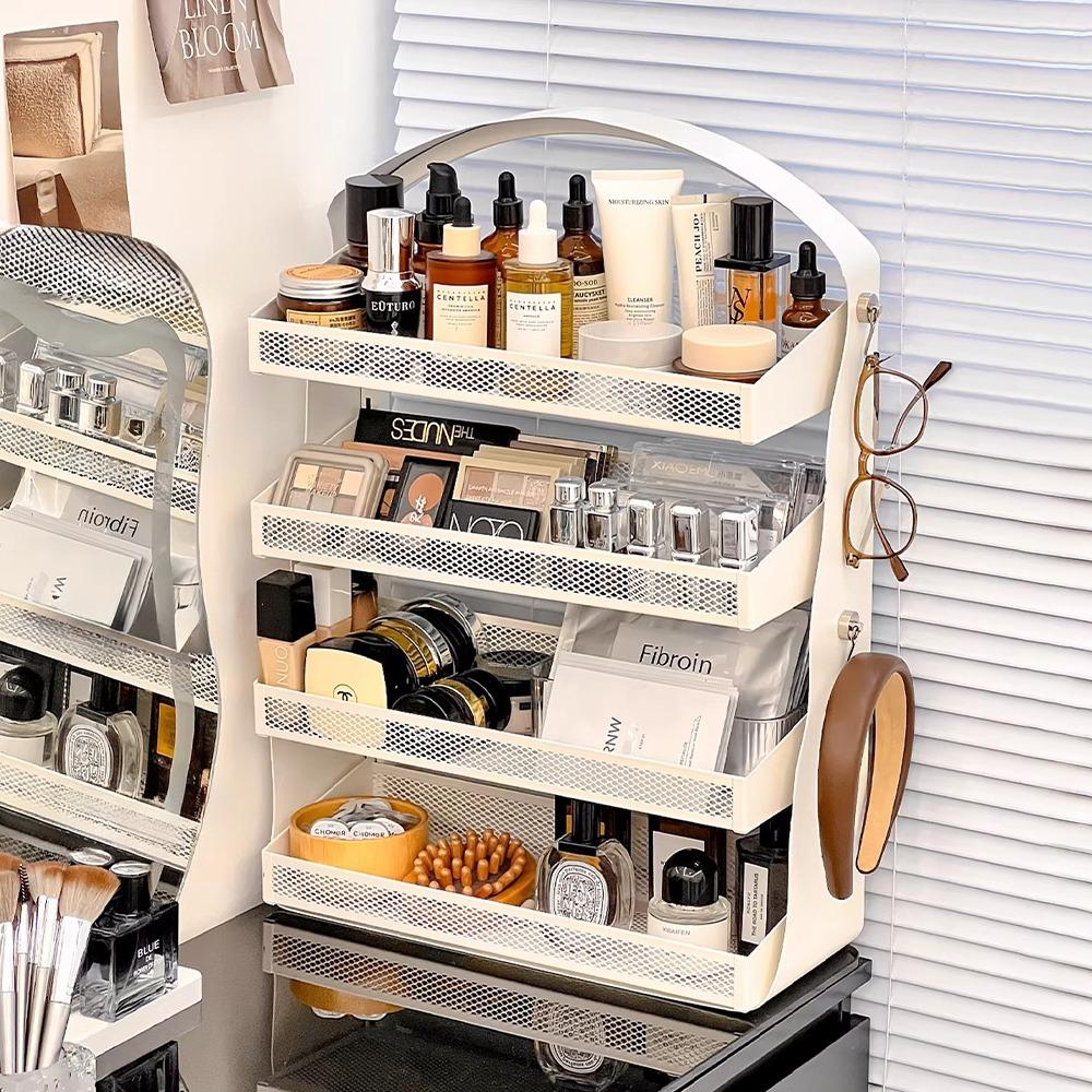 슬림랙 철제 높이조절 4단 선반