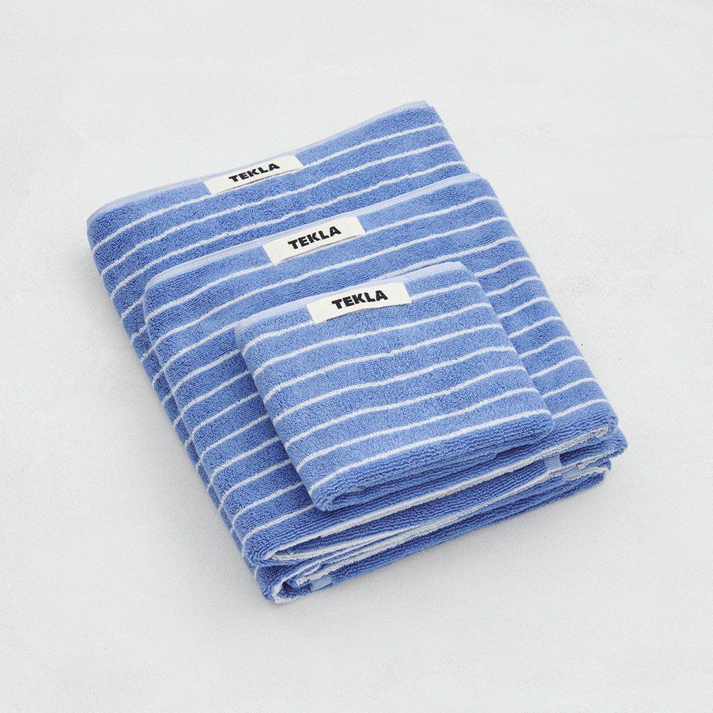 HAND TOWEL (CLEAR BLUE STRIPES)