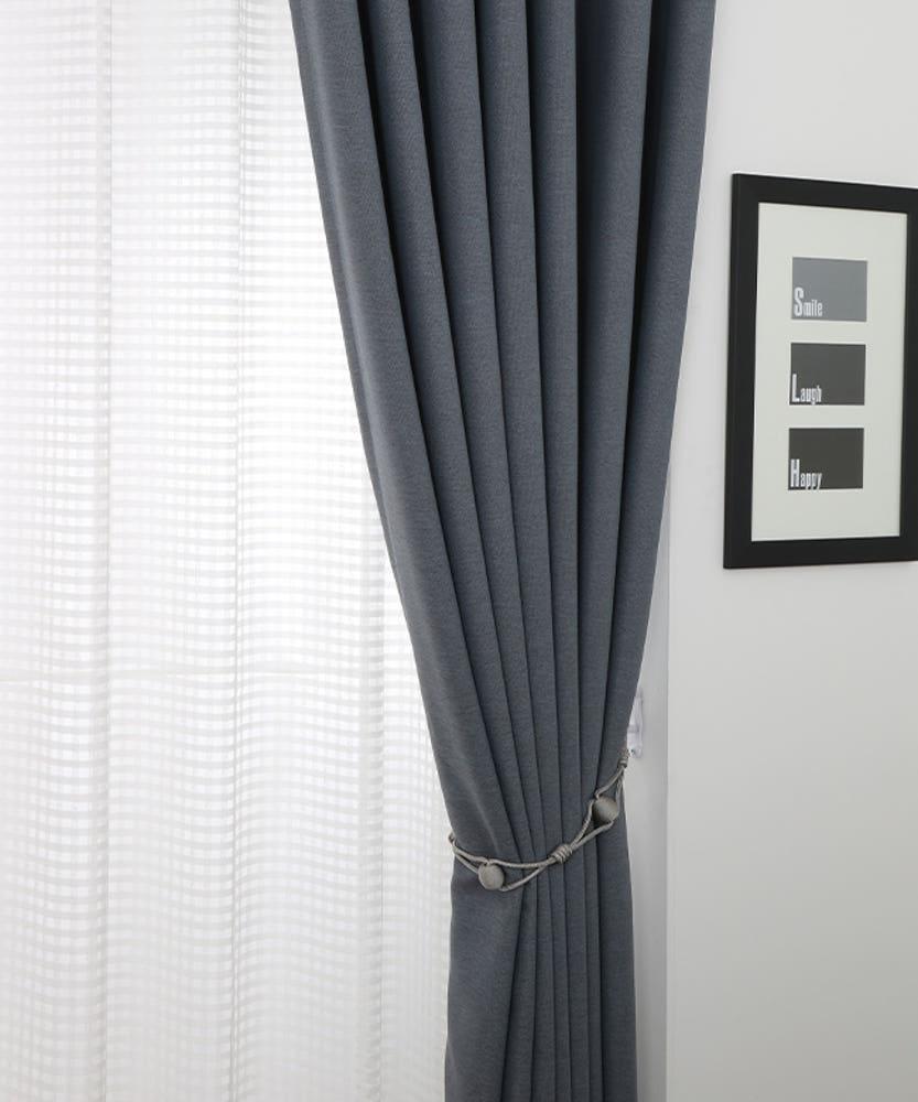 지노 미드나잇블루 암막커튼 140x230 핀형