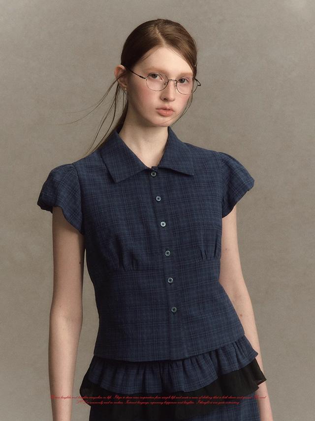 [LOLOL] Puff Sleeve Ruffle Blouse