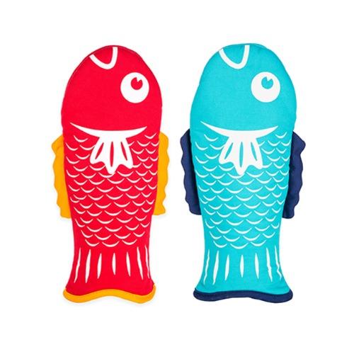 OM01 키커랜드 오븐 장갑 - 피쉬 (2종)