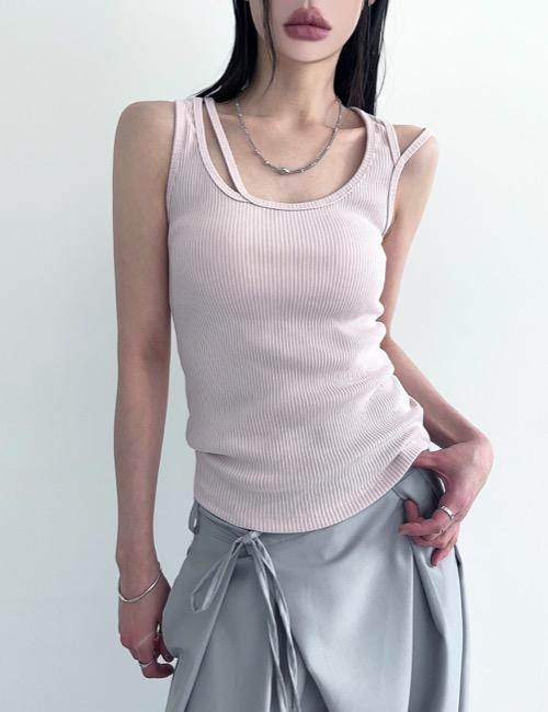 unbalance strap golgi sleeveless