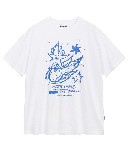 TRAVELLER STAR TEE [WHITE]