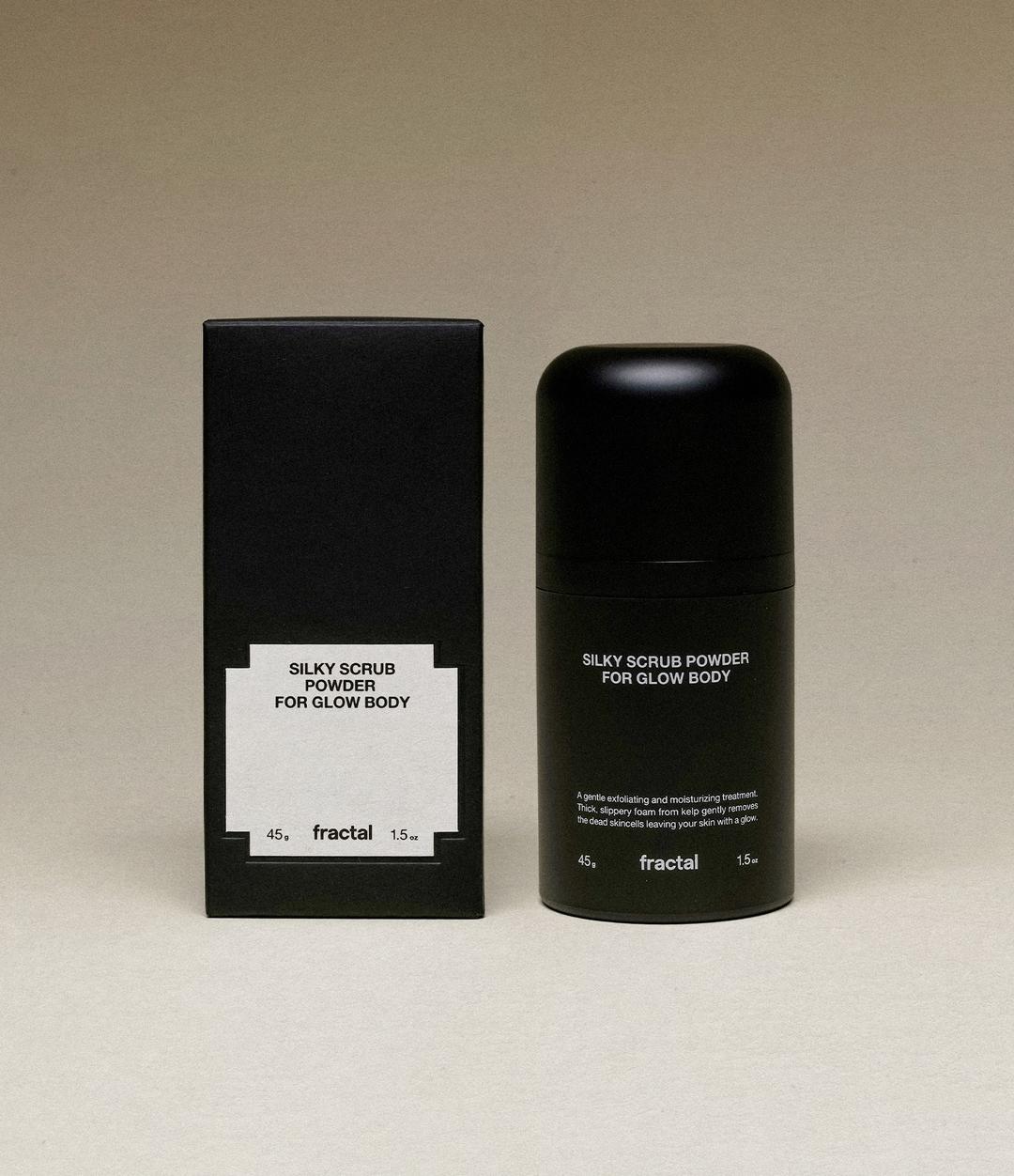 실키 스크럽 파우더 포 글로우 바디 : 생물학적 각질제거제