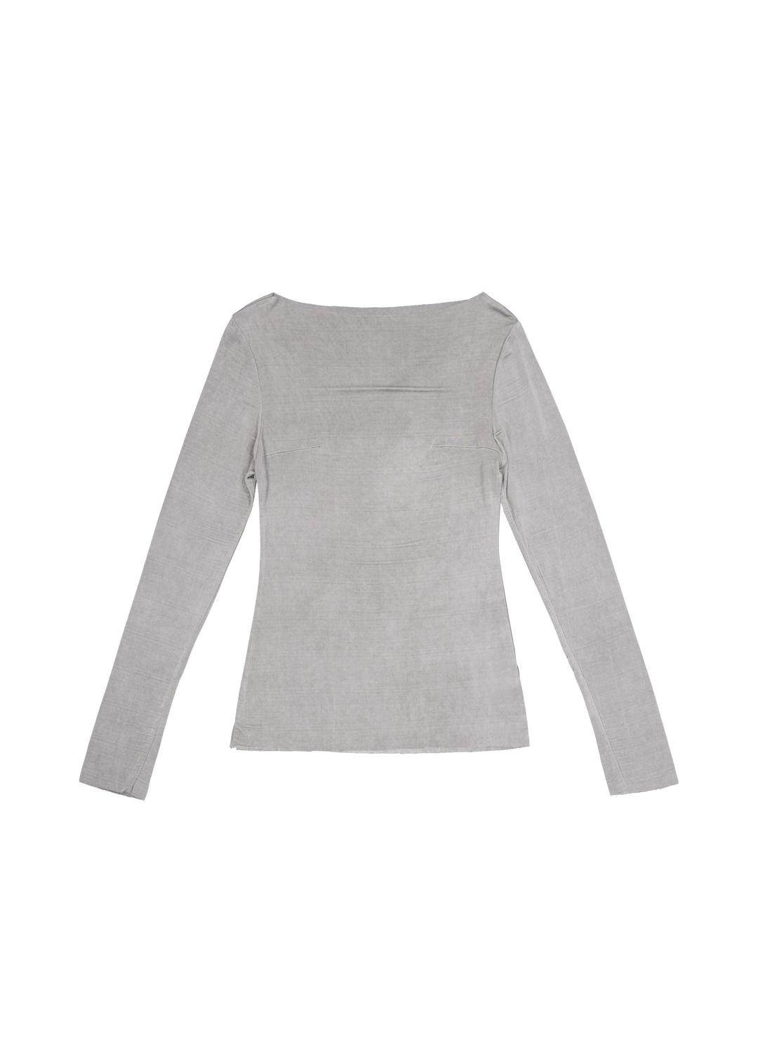 MODERN SILK T in ice gray