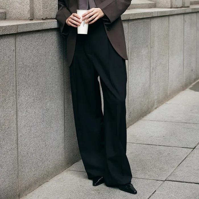 [4th] DEAR TWO TUCK TROUSER_2COLOR