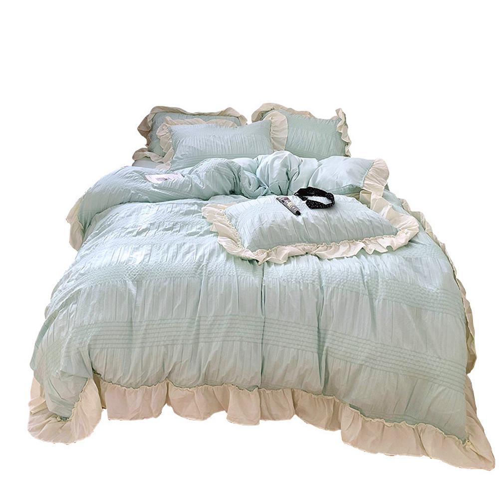 코지풀 5 COLORS 셔링 러플 이불 커버 세트