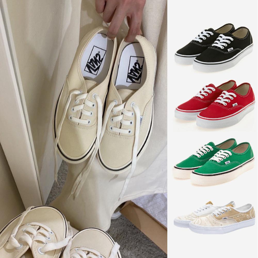 반스 어센틱 44dx 화이트 블랙 그린 네이비 아이보리 퍼플