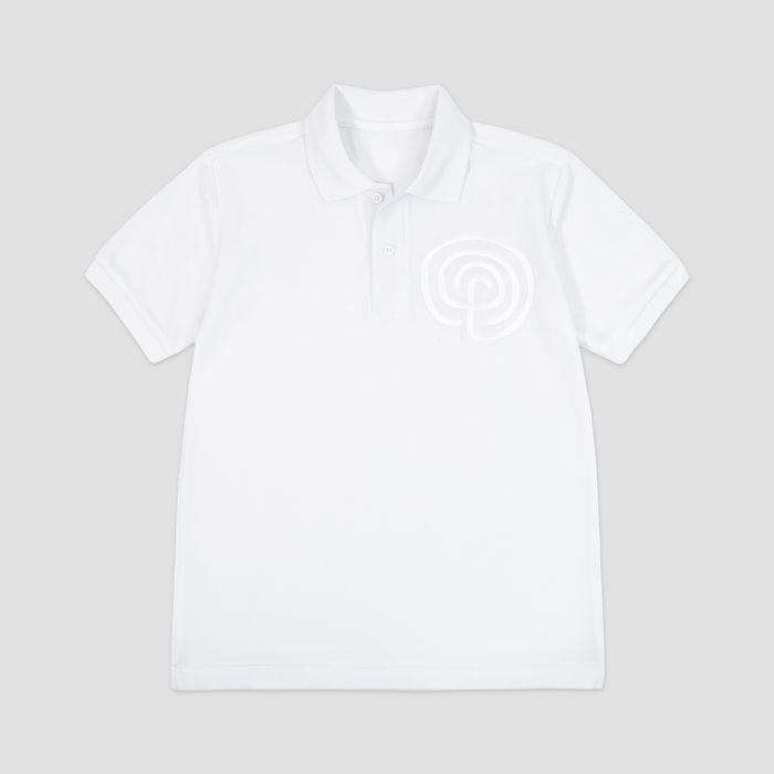Heart Labyrinth polo shirts (white)