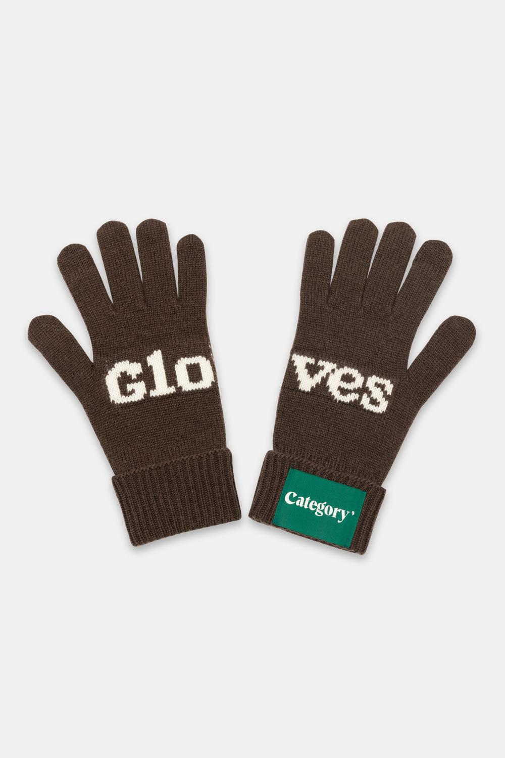 [PRE-ORDER] KNIT GLOVES_DARK BROWN