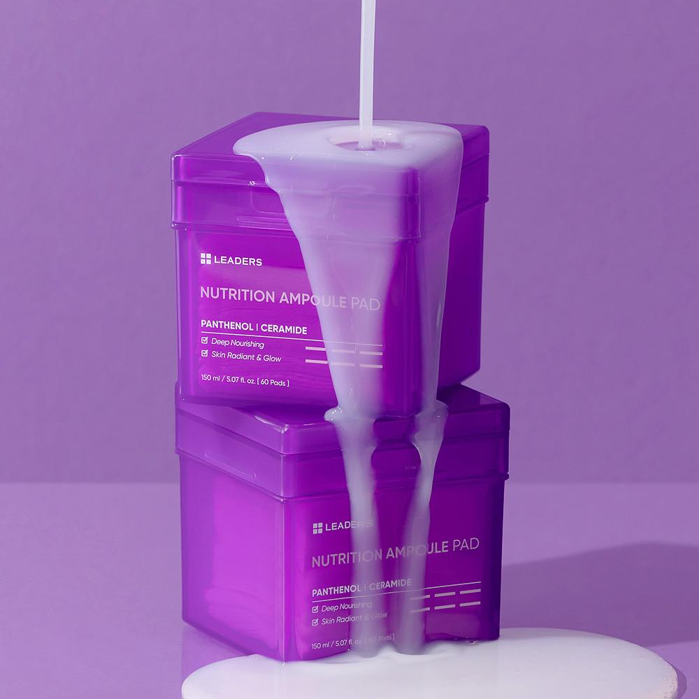 [사각 더마패드] 리더스 보습 영양 패드 150ml (60매)