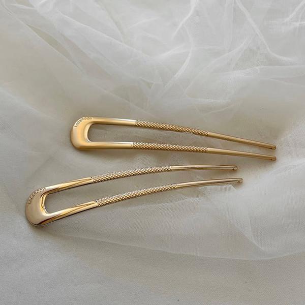 U자 13cm 메탈 왕비녀