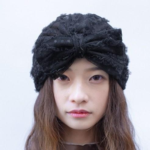 포에지담 FLORAL LACE TURBAN