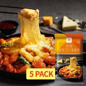 33 떡푸짐 춘천 치즈 닭갈비 530g X 5 세트 ( 2,650g )