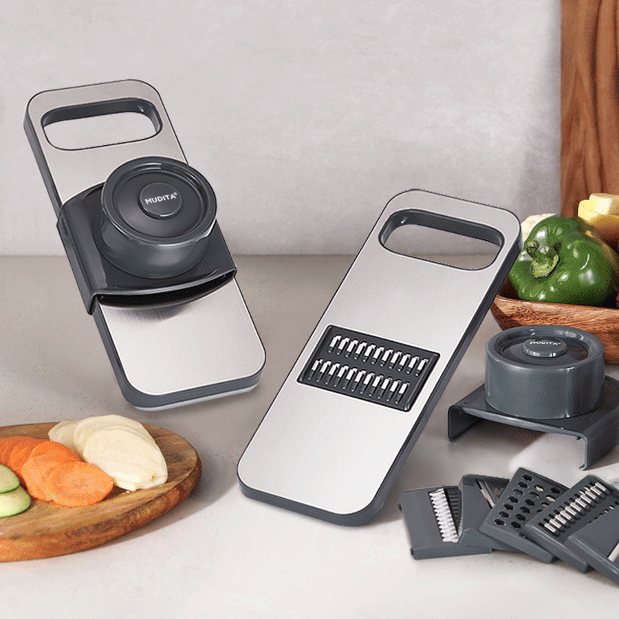 무디타 냉장고에 착 붙는 스텐 만능 채칼 슬라이스 채칼 세트