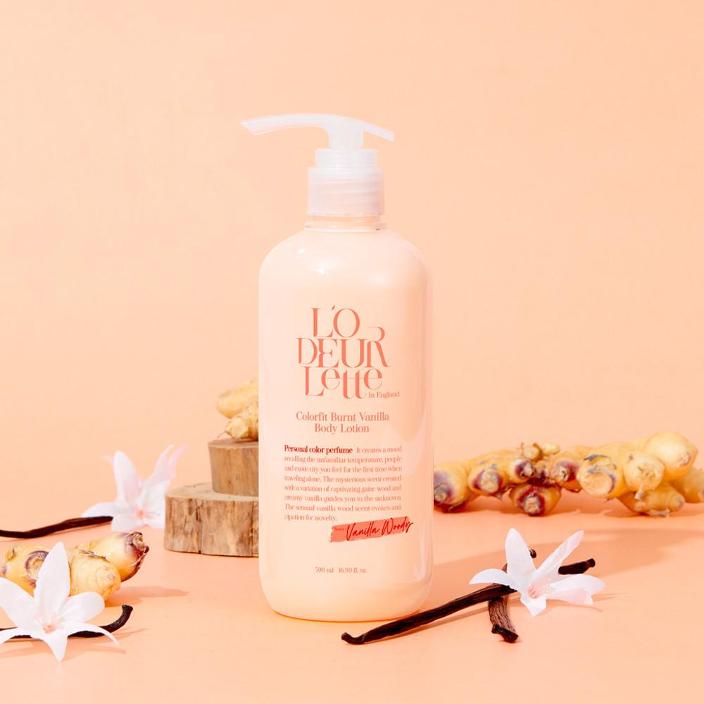 로더렛 바디로션 향좋은 바디로션 퍼퓸 여름 대용량 번트 바닐라 500ml