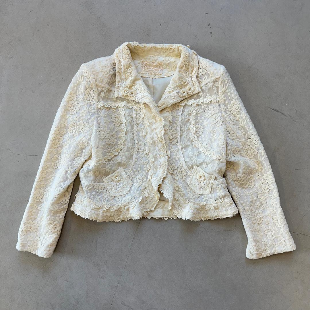 Flower lace jacket