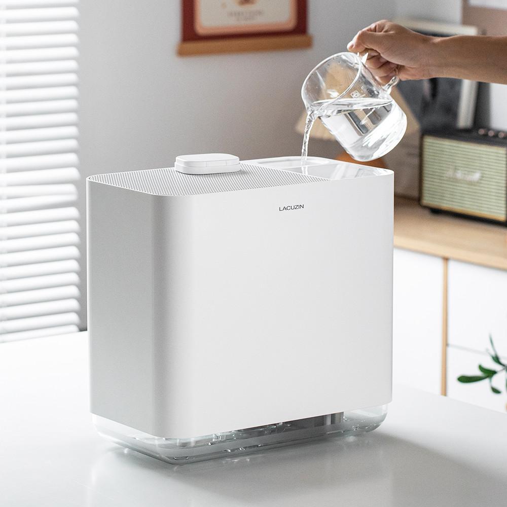 라쿠진 NEW 4세대 필터 자동건조 위생 걱정 NO 자연 기화식 가습기 700ml 가습량 통세척 신생아 대용량 5L