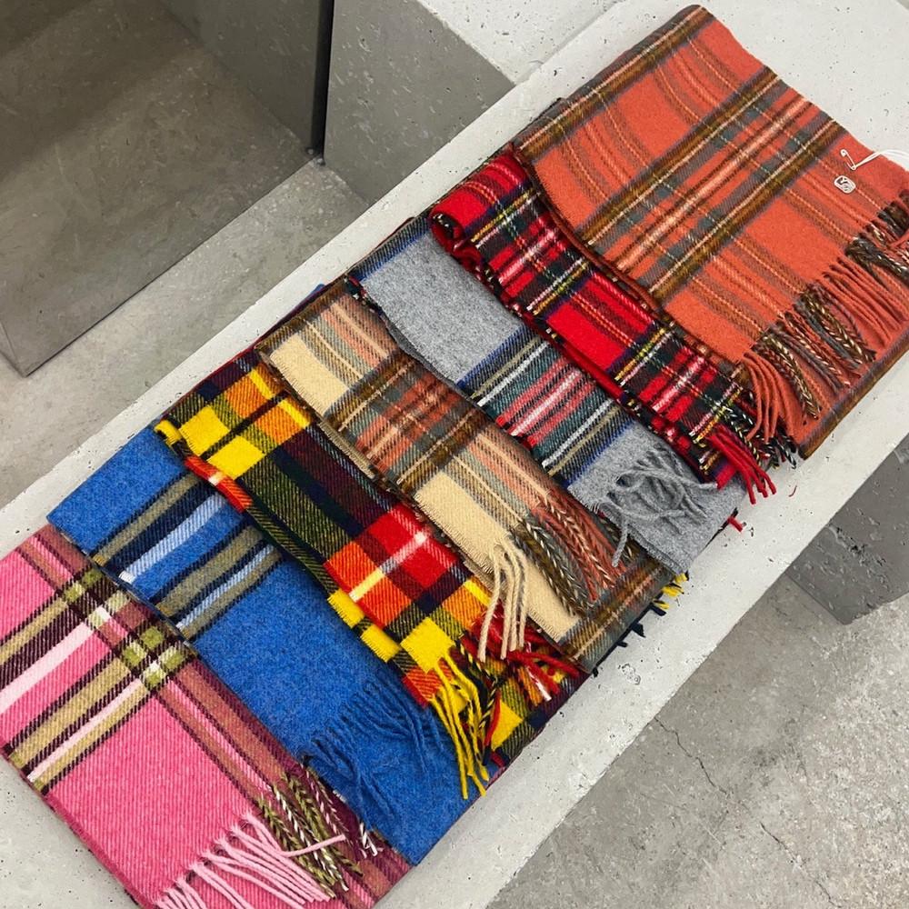 러브유쏘머치 아브라함문체크머플러 문체크머플러 (당일배송/7color)