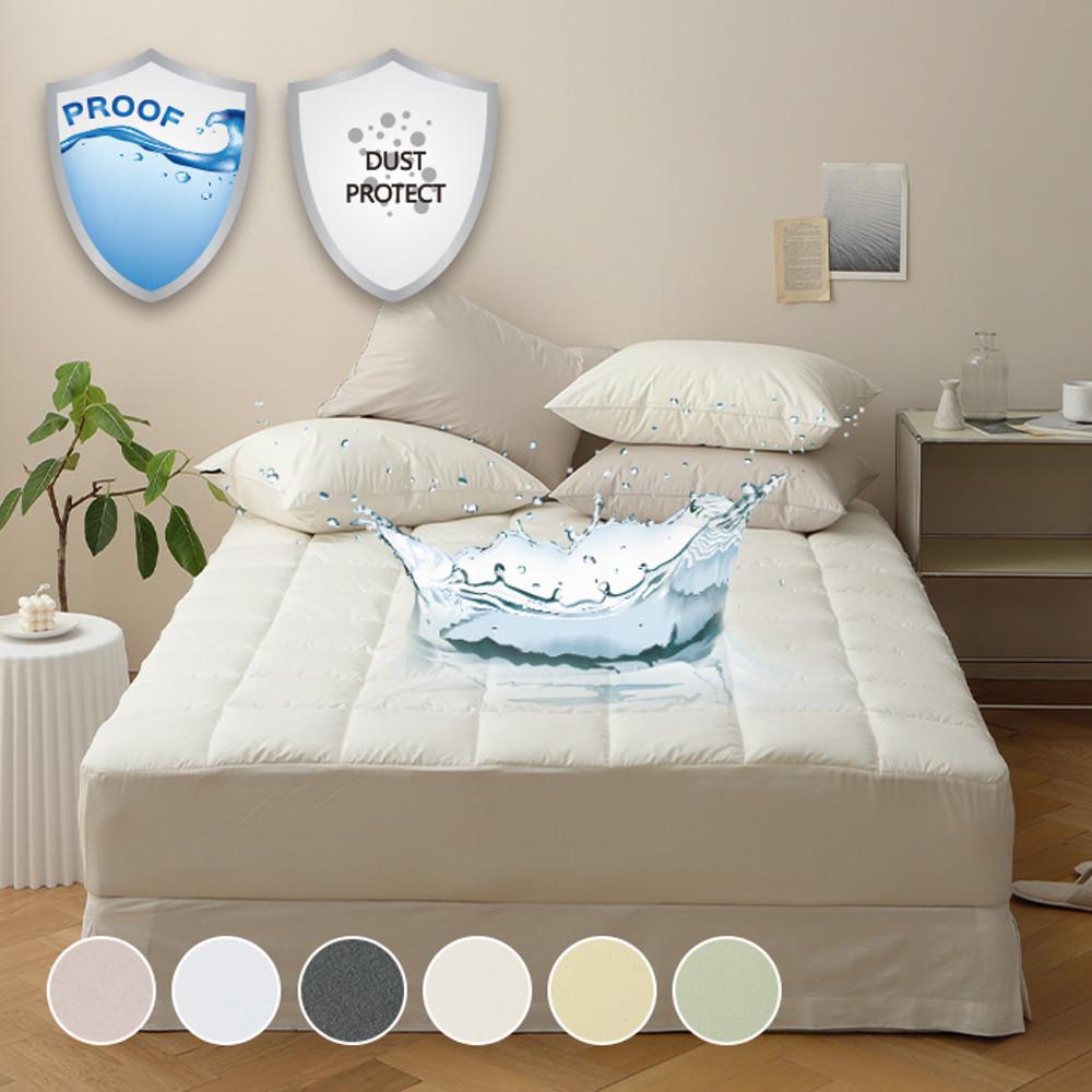 프리미엄 딥슬립 토퍼형 방수매트리스커버 (6colors)