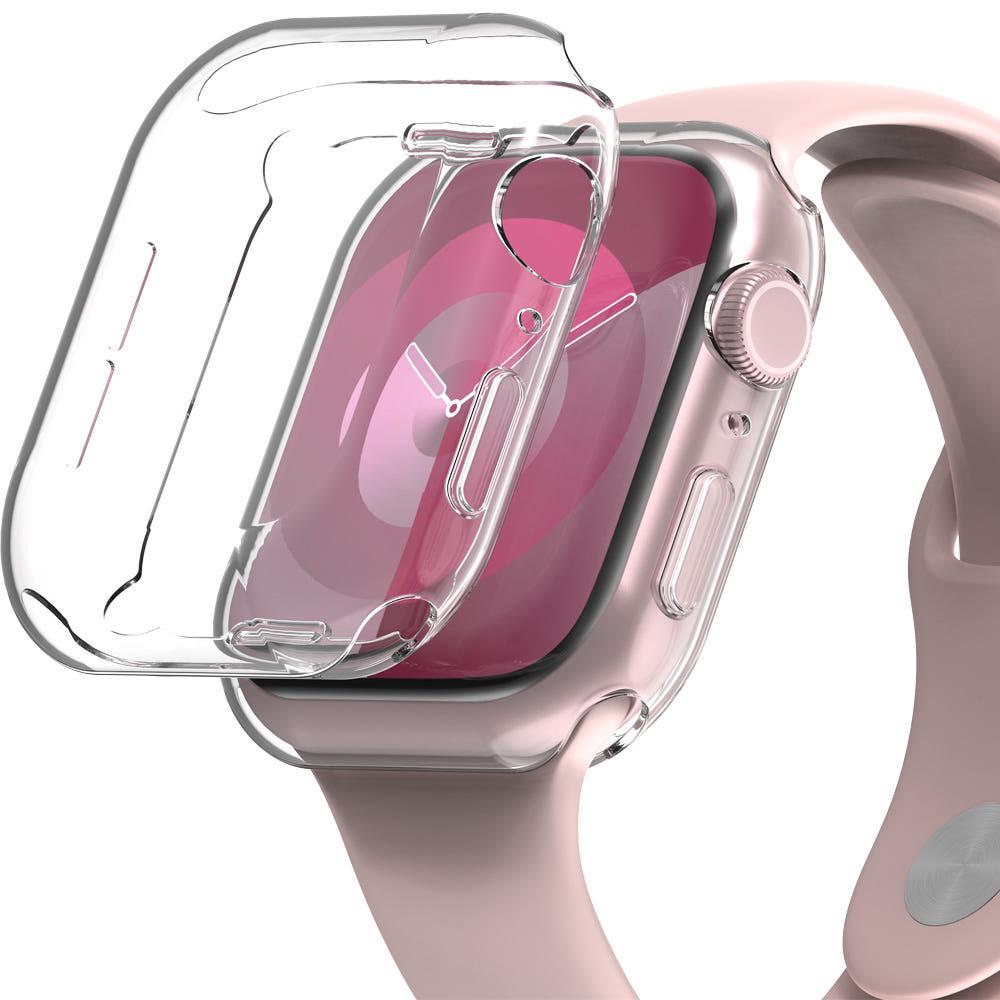 애플워치 풀커버 케이스 호환 투명 젤리 케이스 2개입
