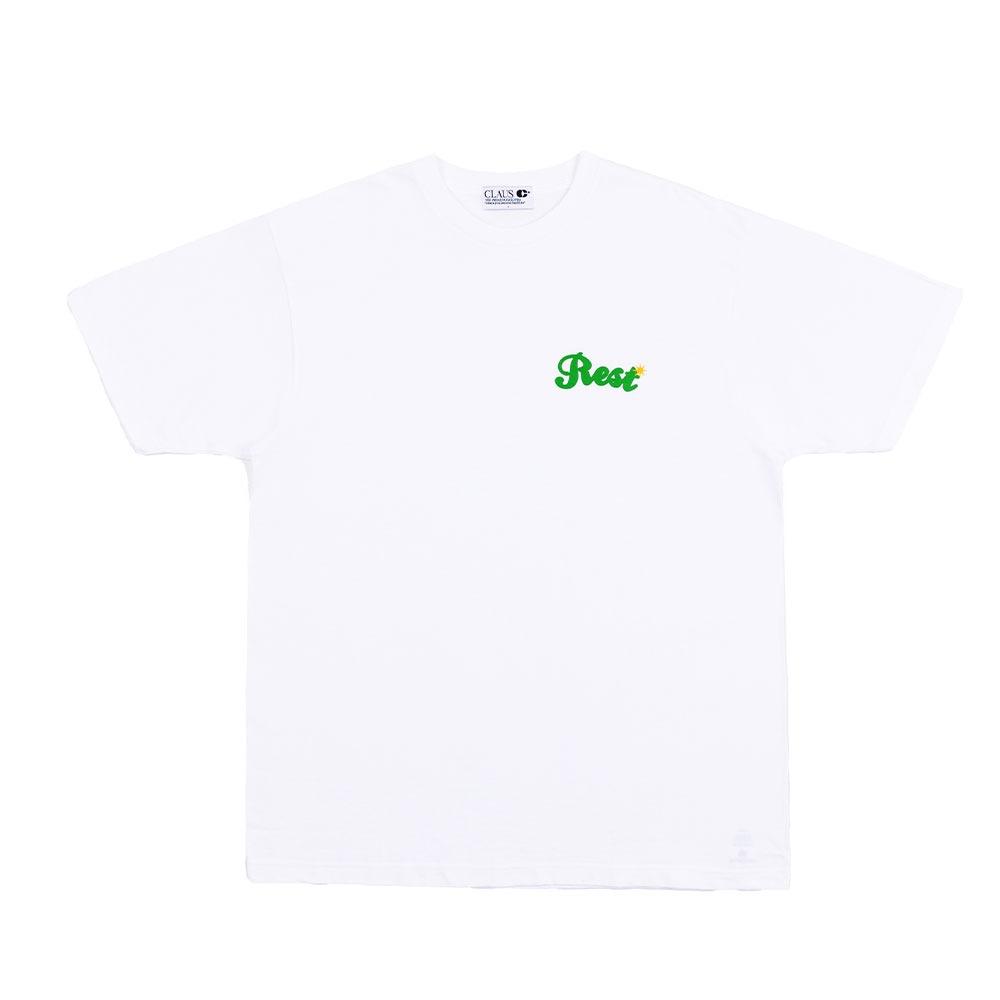 REST LOGO T-SHIRT WHITE