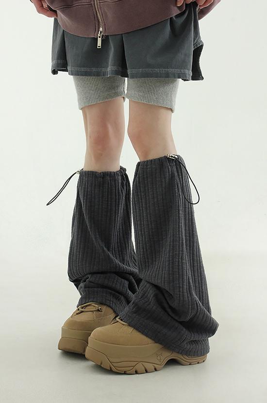 로컬맨션 golgi string boot-cut leg warmer