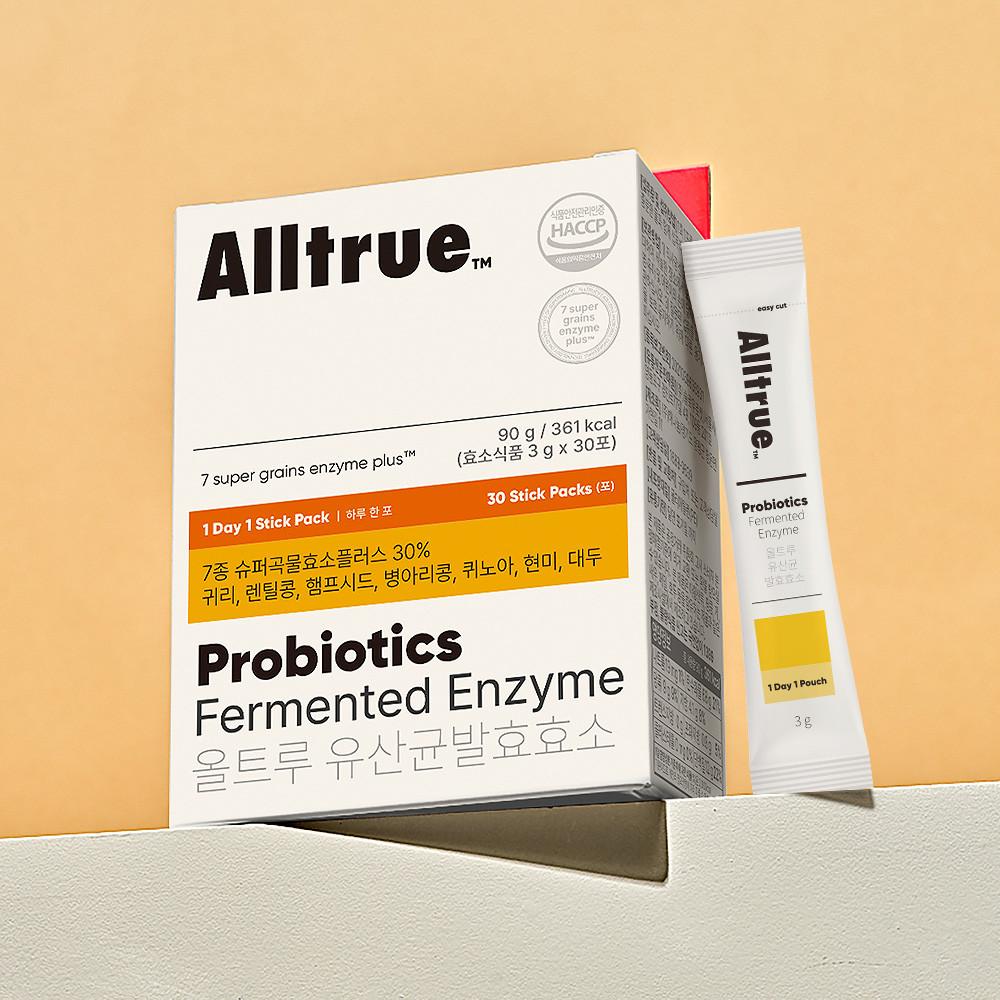 올트루 유산균 발효 효소 엔자임 분말 곡물 아밀라아제 리파아제 3g 30포