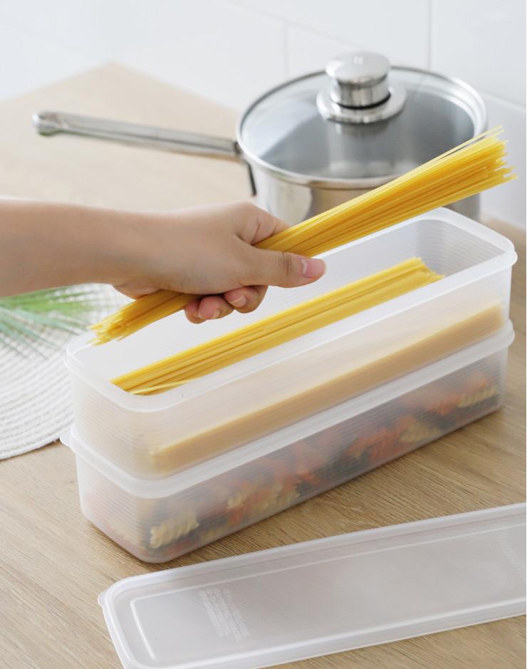 [2+1] 파스타 면 국수 김밥재료 전자레인지 밀폐보관용기