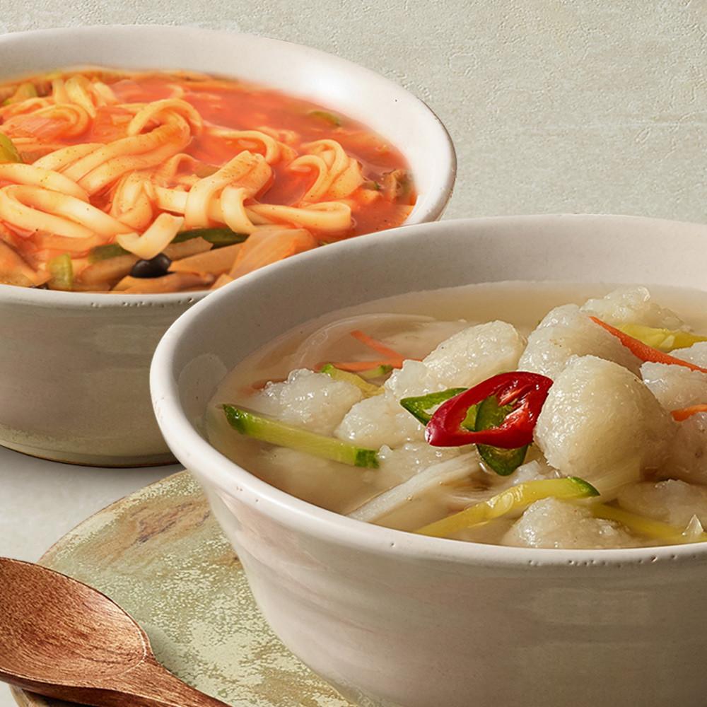 강원도 감자 옹심이 장칼국수