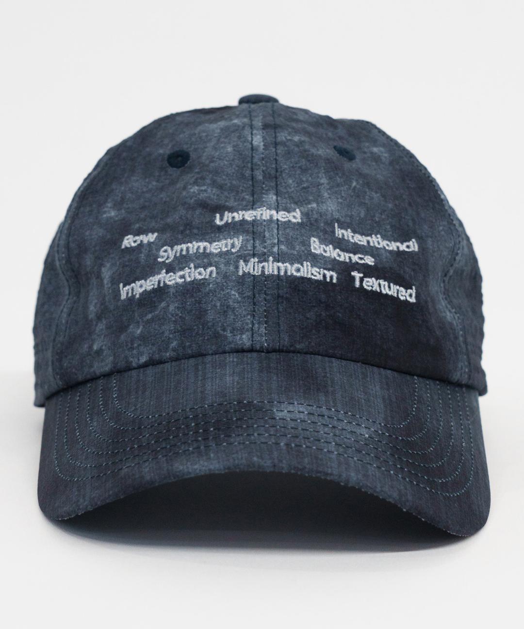 RAW TEXTURED BALL CAP [STONE BLUE]