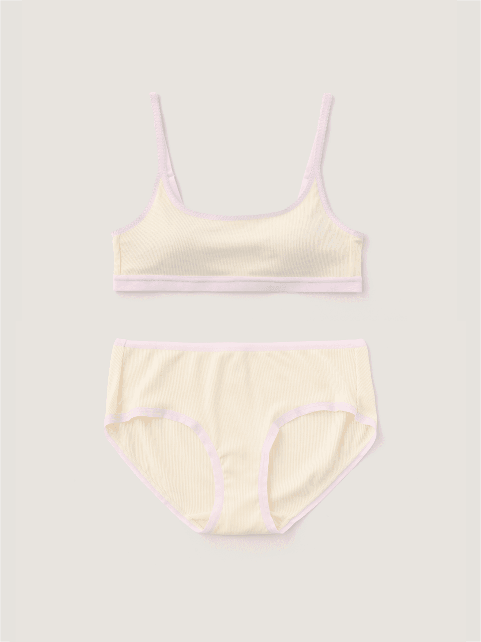 (set) Square tencel bra & panties in Lavender_스퀘어 텐셀 브라 세트 라벤더