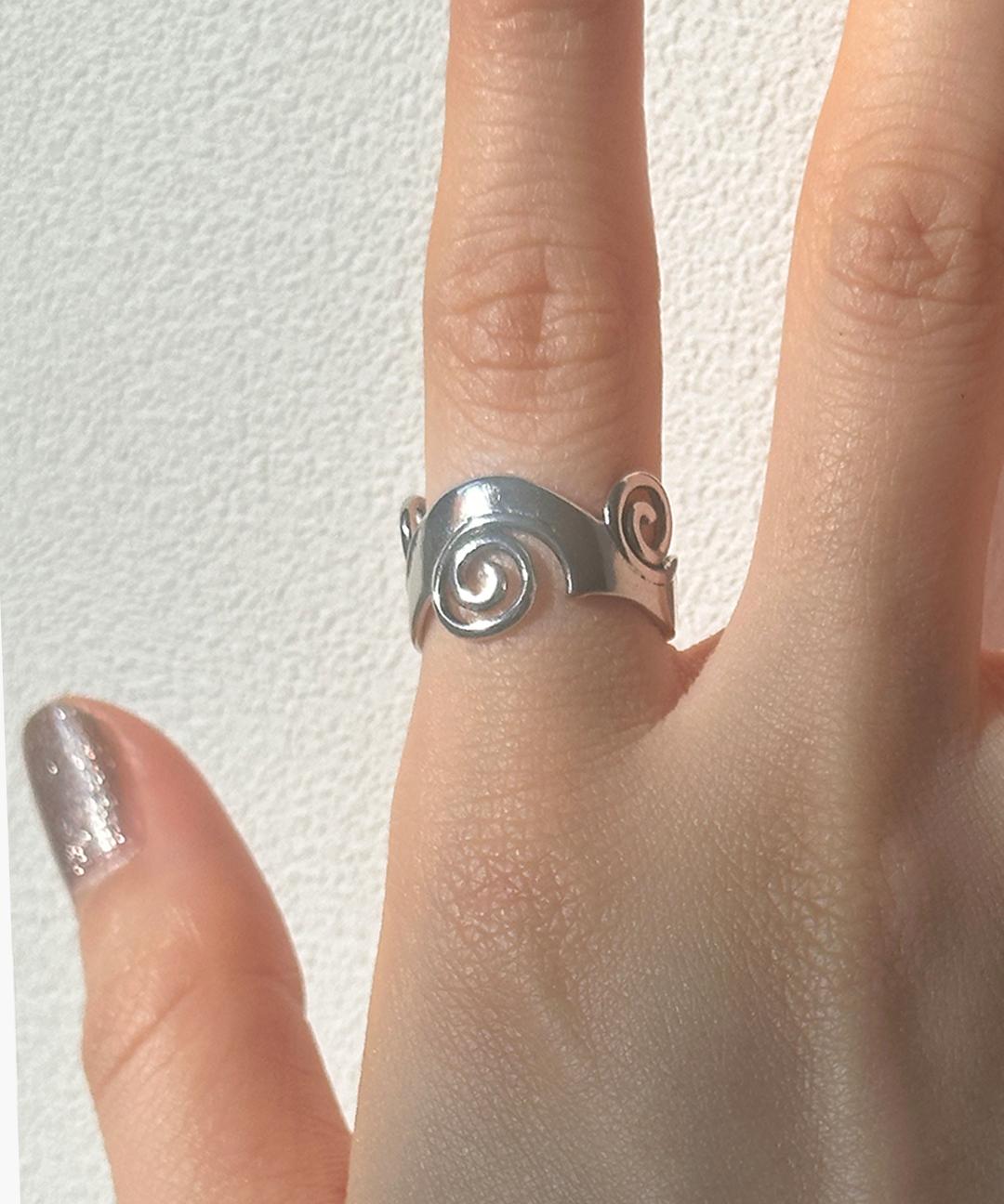 샵시옹 Spiral vintage ring 소용돌이 나선형 반지 빈티지 엔틱링
