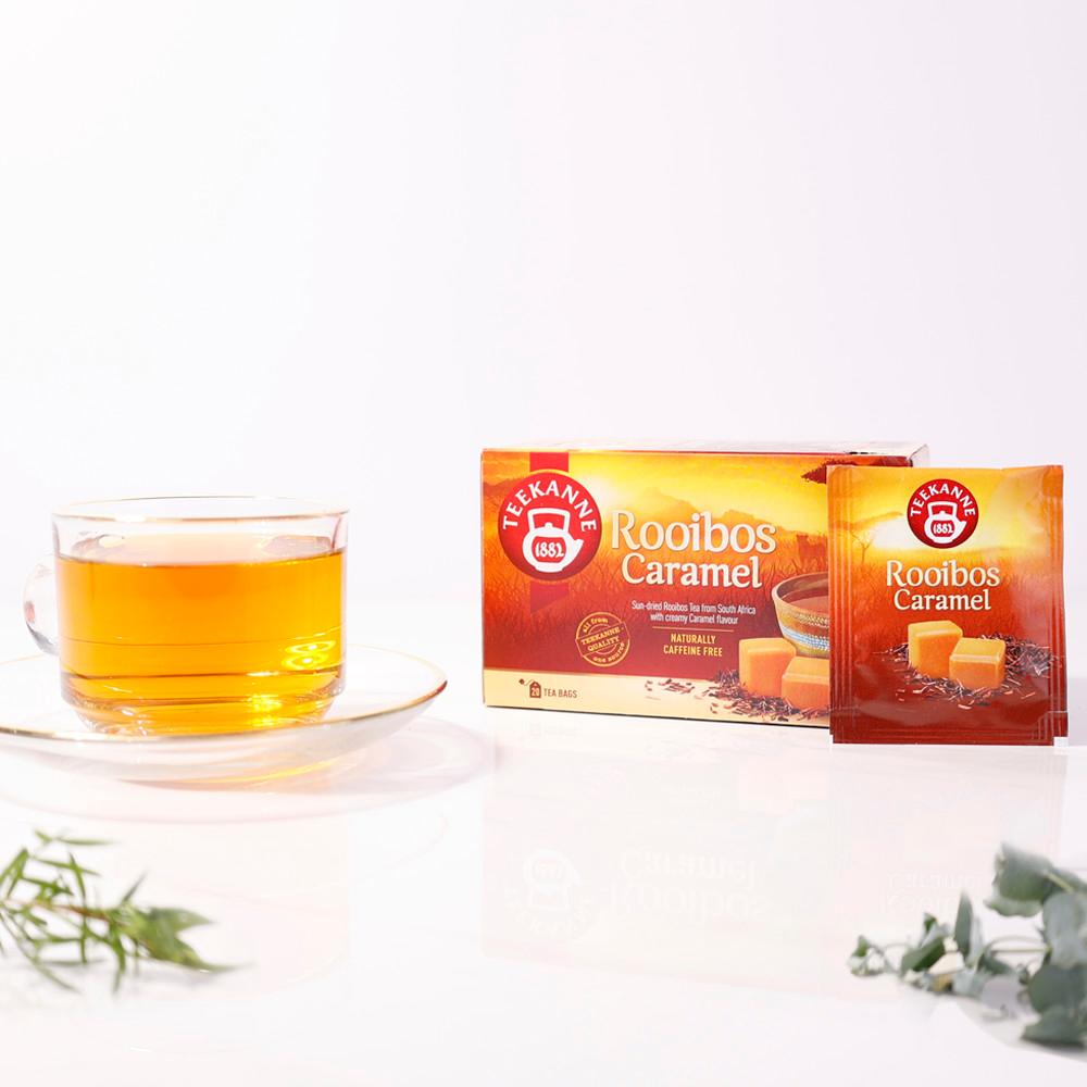 [3+1 랜덤증정] 티칸네 임산부차 루이보스 카라멜 생분해 티백 티  (1.75gx20티백)