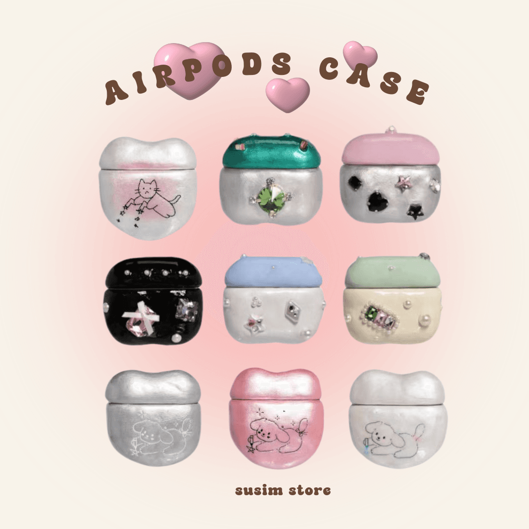 수심 Breeze Pods Case(25 Type) 브리즈 에어팟 케이스 키치 유니크