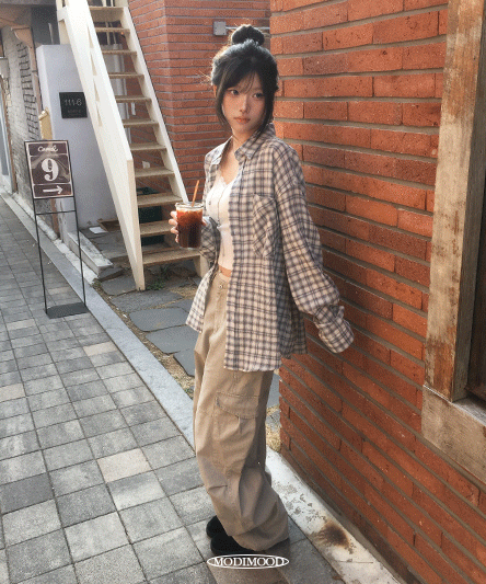 [MD소장🖤] 시딘 클래식 데일리 체크셔츠 - 2color