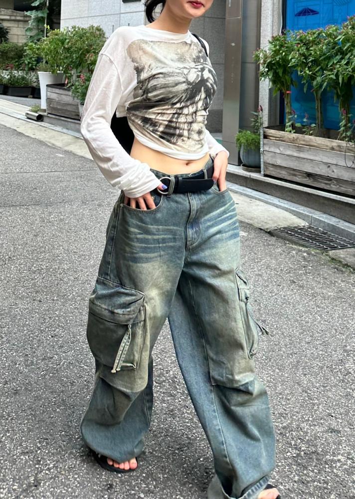 twopocket wide demim 🖤