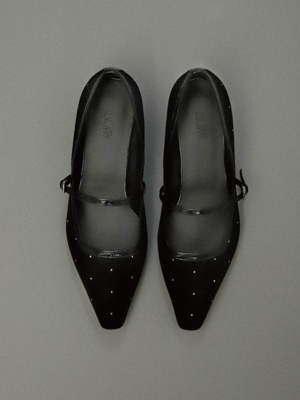 CITY maryjane / 블랙벨벳스터드