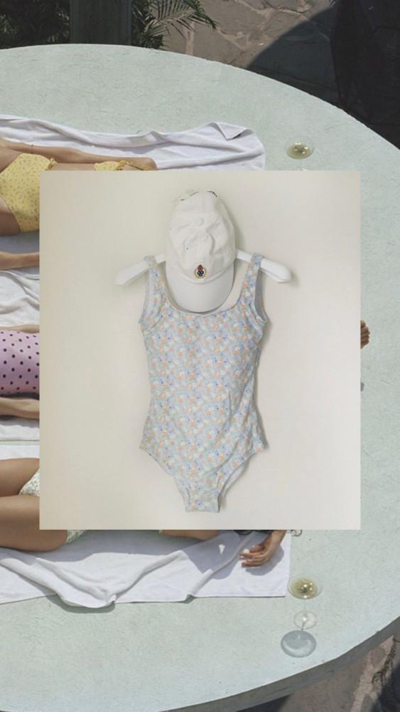 [입고 지연]Flower garden-monokini
