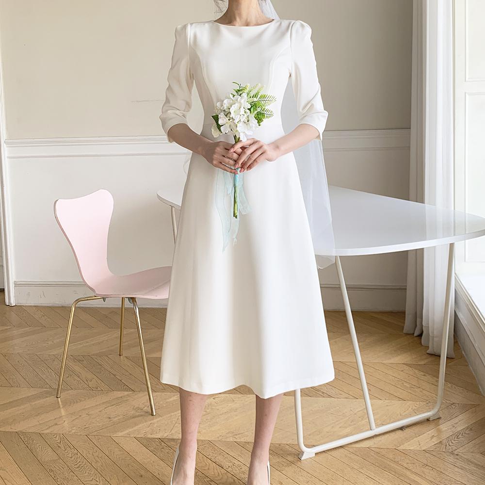 메리미 셀프웨딩 드레스 브라이덜샤워 돌잔치 피로연 리마인드웨딩 이브닝 2부 파티 원피스