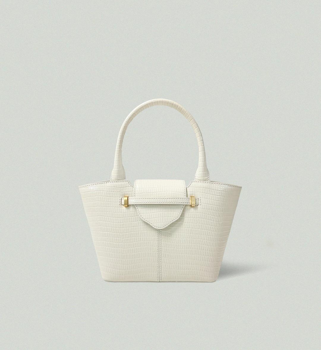 [𝐍𝐞𝐰] Rover panier bag - small / Lizard Ivory