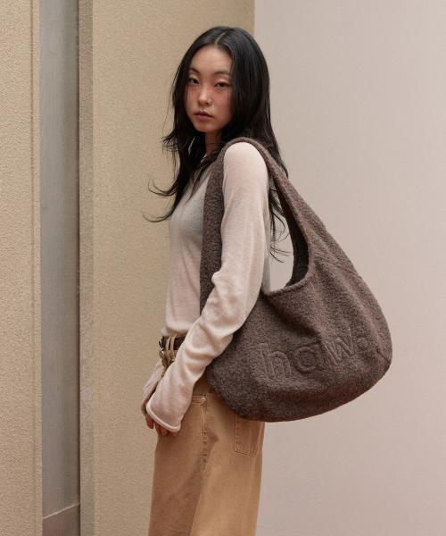 boucle pebble bag (BR)