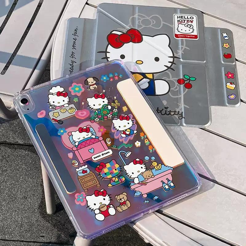 Daily Kitty iPad Case 아크릴 키티 데일리 아이패드케이스