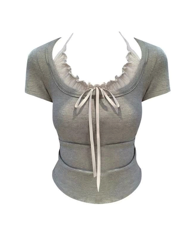 키튼 레이어드 나시 반팔 티셔츠